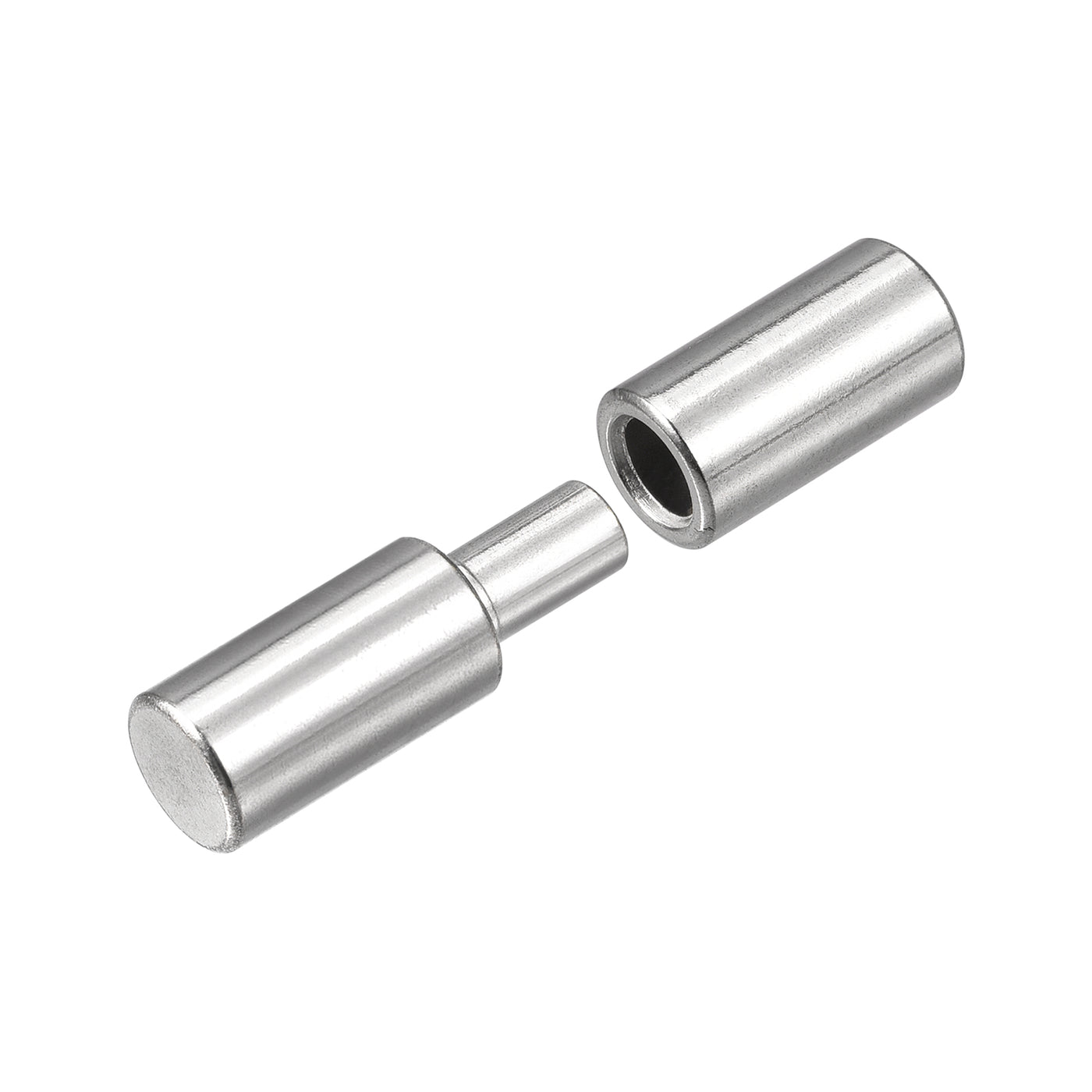 uxcell Uxcell Weld on Barrel Hinges, Male to Female 201 Stainless Steel Hinge Pin