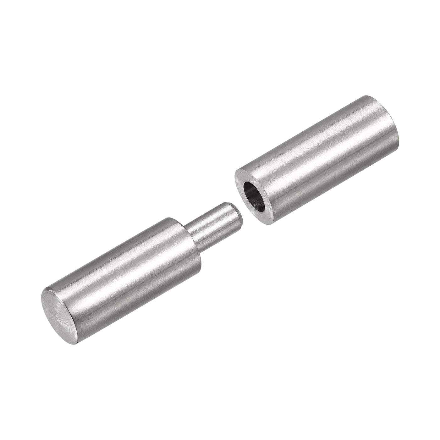 uxcell Uxcell Weld on Barrel Hinges, Male to Female 201 Stainless Steel Hinge Pin for Metal Home Gate Door