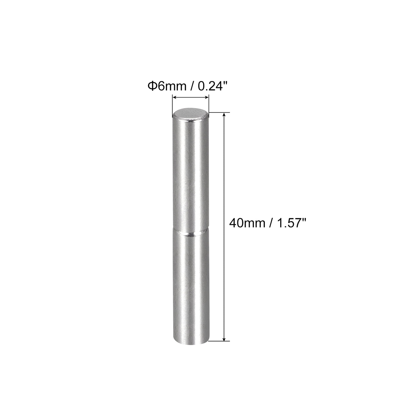 uxcell Uxcell Weld on Barrel Hinges, Male to Female 304 Stainless Steel Hinge Pin for Metal Home Gate Door Window