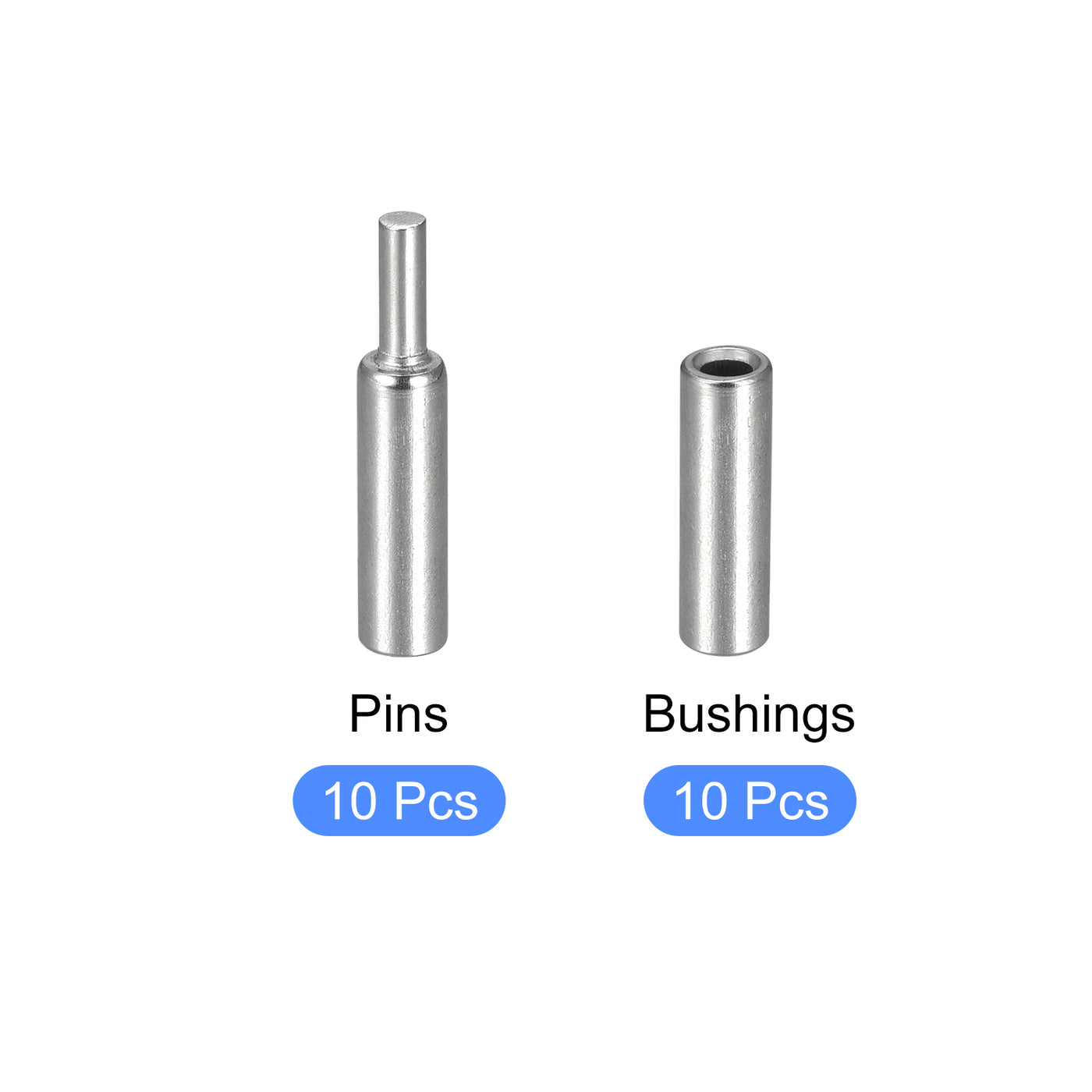 uxcell Uxcell Weld on Barrel Hinges, Male to Female 304 Stainless Steel Hinge Pin for Metal Home Gate Door