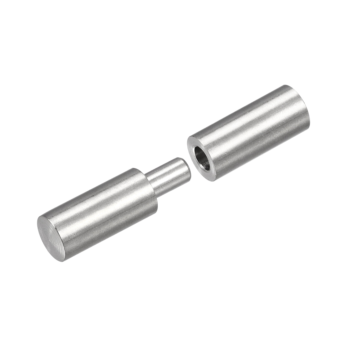 uxcell Uxcell Weld on Barrel Hinges, Male to Female 304 Stainless Steel Hinge Pin for Metal Home Gate Door Window