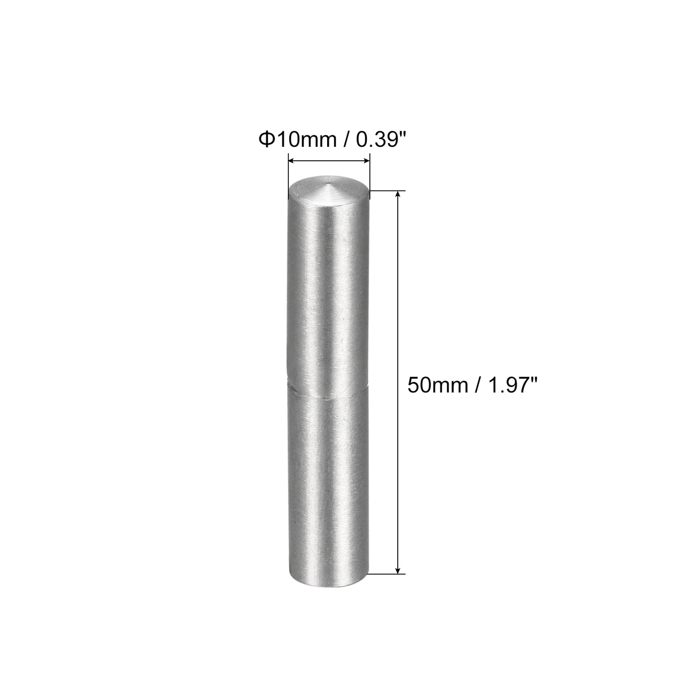 uxcell Uxcell Weld on Barrel Hinges, 304 Stainless Steel Hinge Pin for Metal Home Gate Door Window