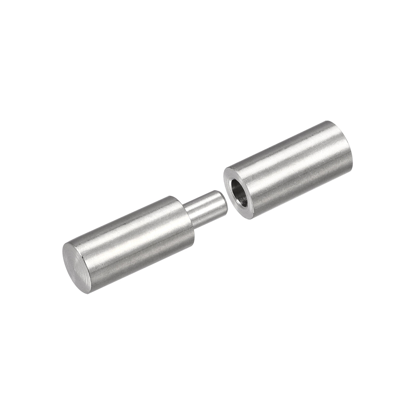 uxcell Uxcell Weld on Barrel Hinges, Male to Female 304 Stainless Steel Hinge Pin for Metal Gate Door Window