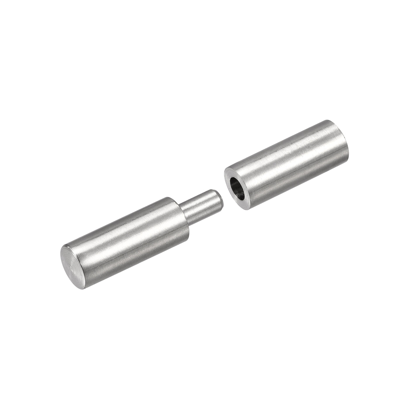 uxcell Uxcell Weld on Barrel Hinges, Male to Female 304 Stainless Steel Hinge Pin for Metal Gate Door Window