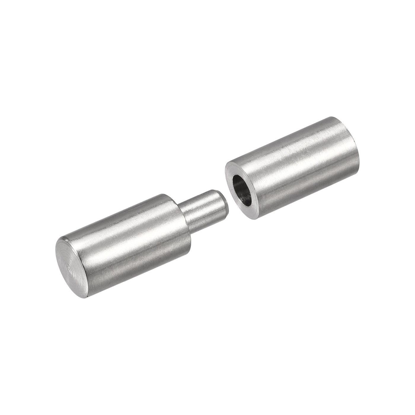 uxcell Uxcell Weld on Barrel Hinges, Male to Female 304 Stainless Steel Hinge Pin for Metal Gate Door Window