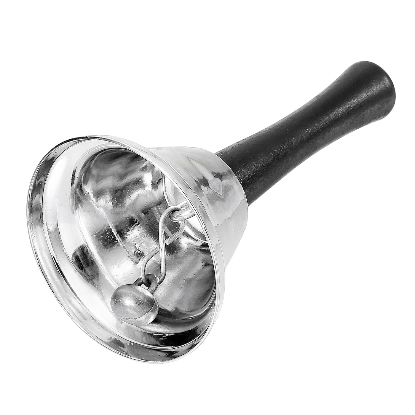 uxcell Uxcell Loud Hand Bell, 2pcs 65mm(2.56") Dinner Bell for Classroom, Service, Silver Tone