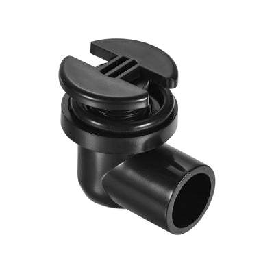 Harfington PVC Water Tank Pipe Fitting 20mm Elbow Connector with Rubber Ring