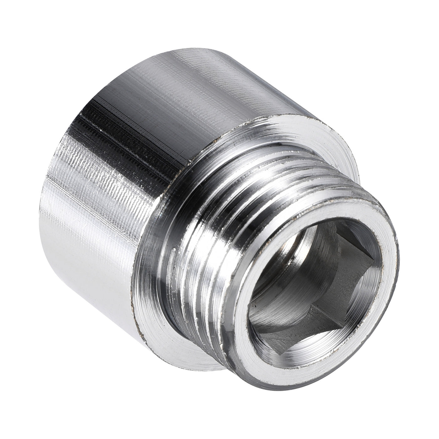 Harfington Nickel Plated Brass Extension Pipe Fitting Thread Reducer Coupling Adapter Connector