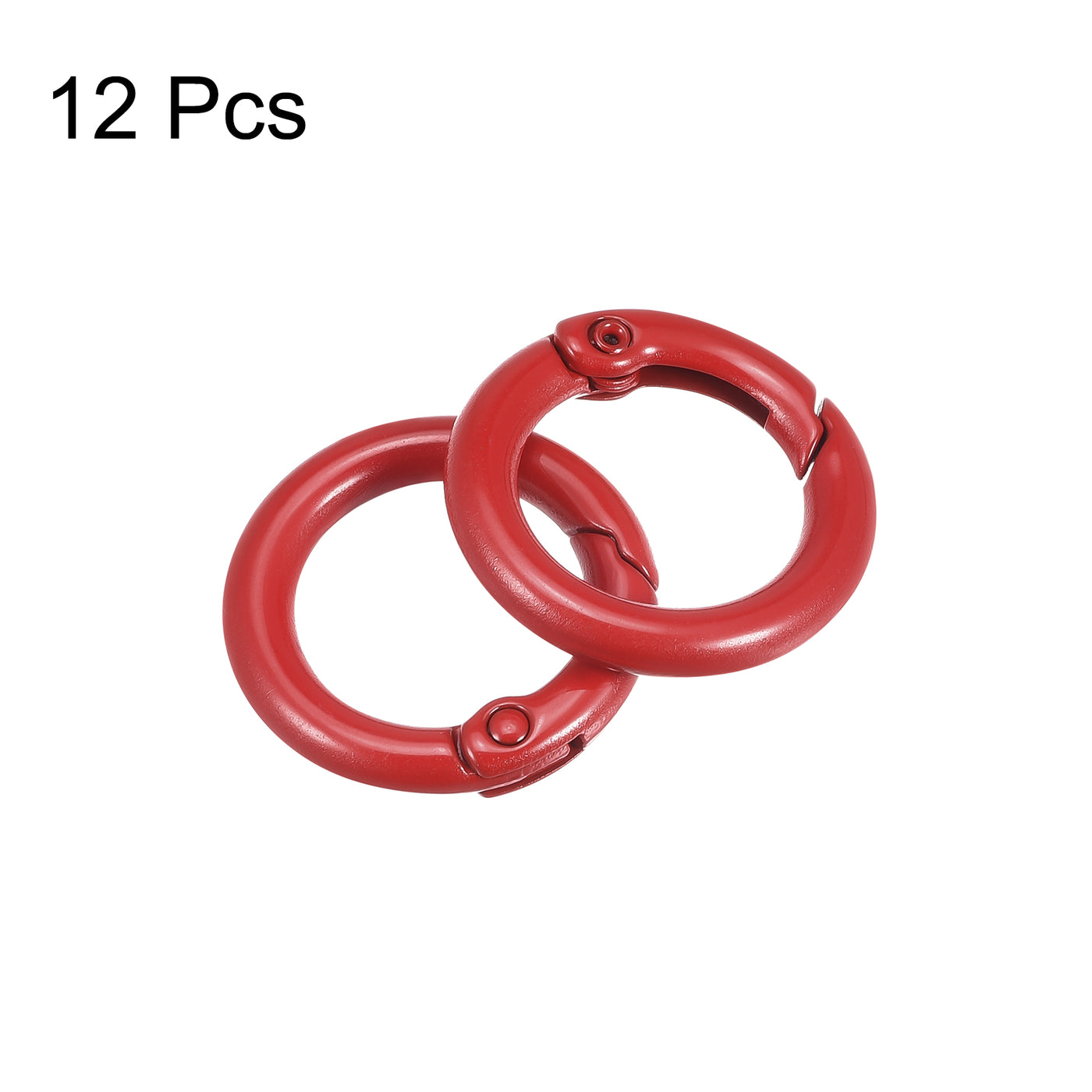 uxcell Uxcell Round Spring O Rings, Trigger Buckle Snap for Bags, Purses, Keyrings