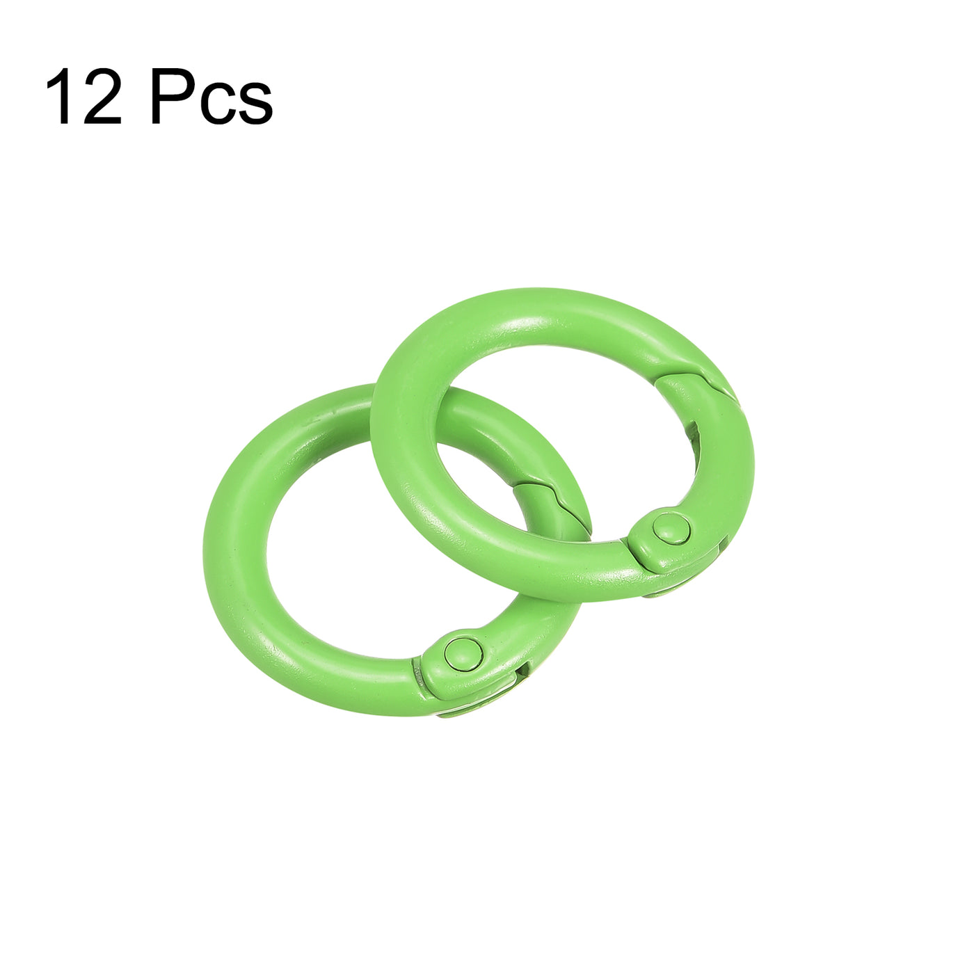 uxcell Uxcell Round Spring O Rings, Trigger Buckle Snap for Bags, Purses, Keyrings