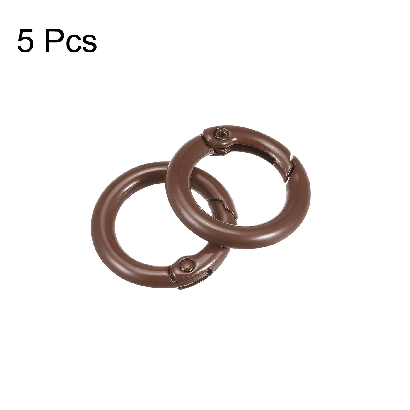 uxcell Uxcell Round Spring O Ring, Trigger Buckle Snap for Bags, Purses, Keyrings