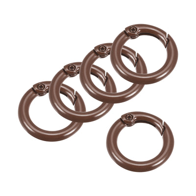 Harfington Uxcell Round Spring O Ring, Trigger Buckle Snap for Bags, Purses, Keyrings