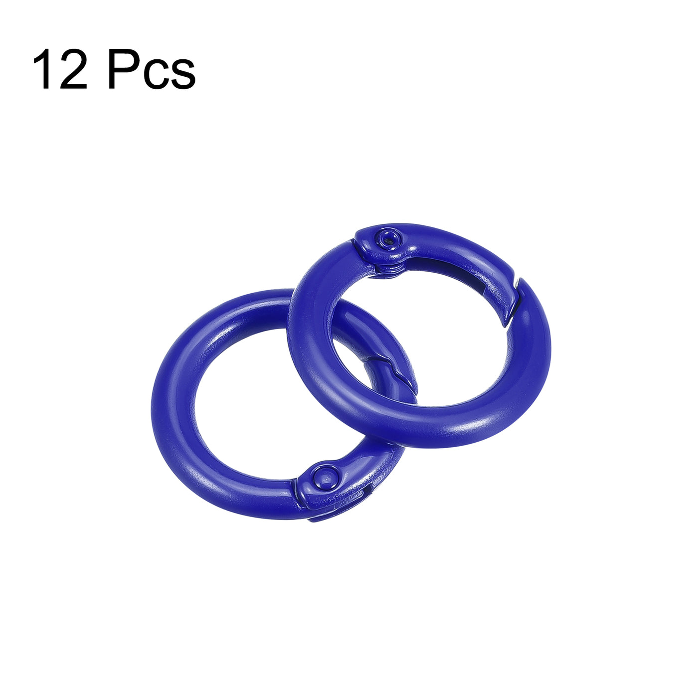 uxcell Uxcell Round Spring O Rings, Trigger Buckle Snap for Bags, Purses, Keyrings