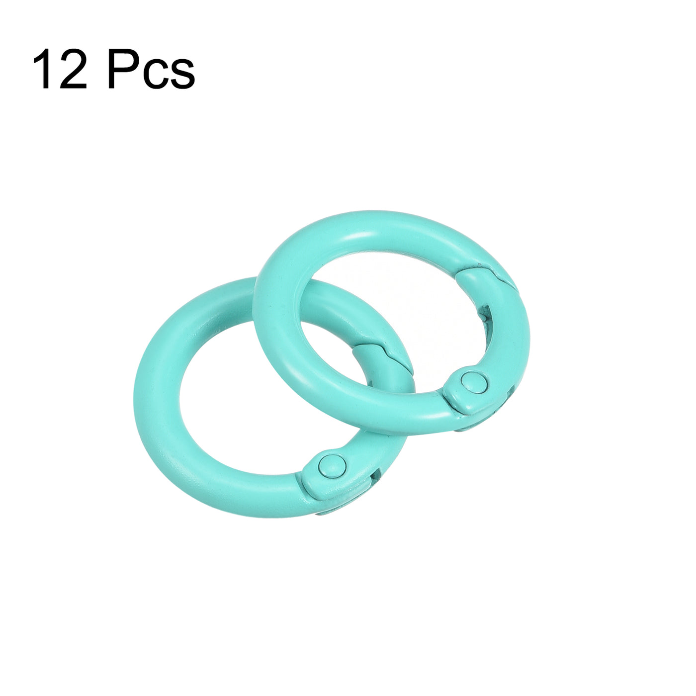 uxcell Uxcell Round Spring O Rings, Trigger Buckle Snap for Bags, Purses, Keyrings