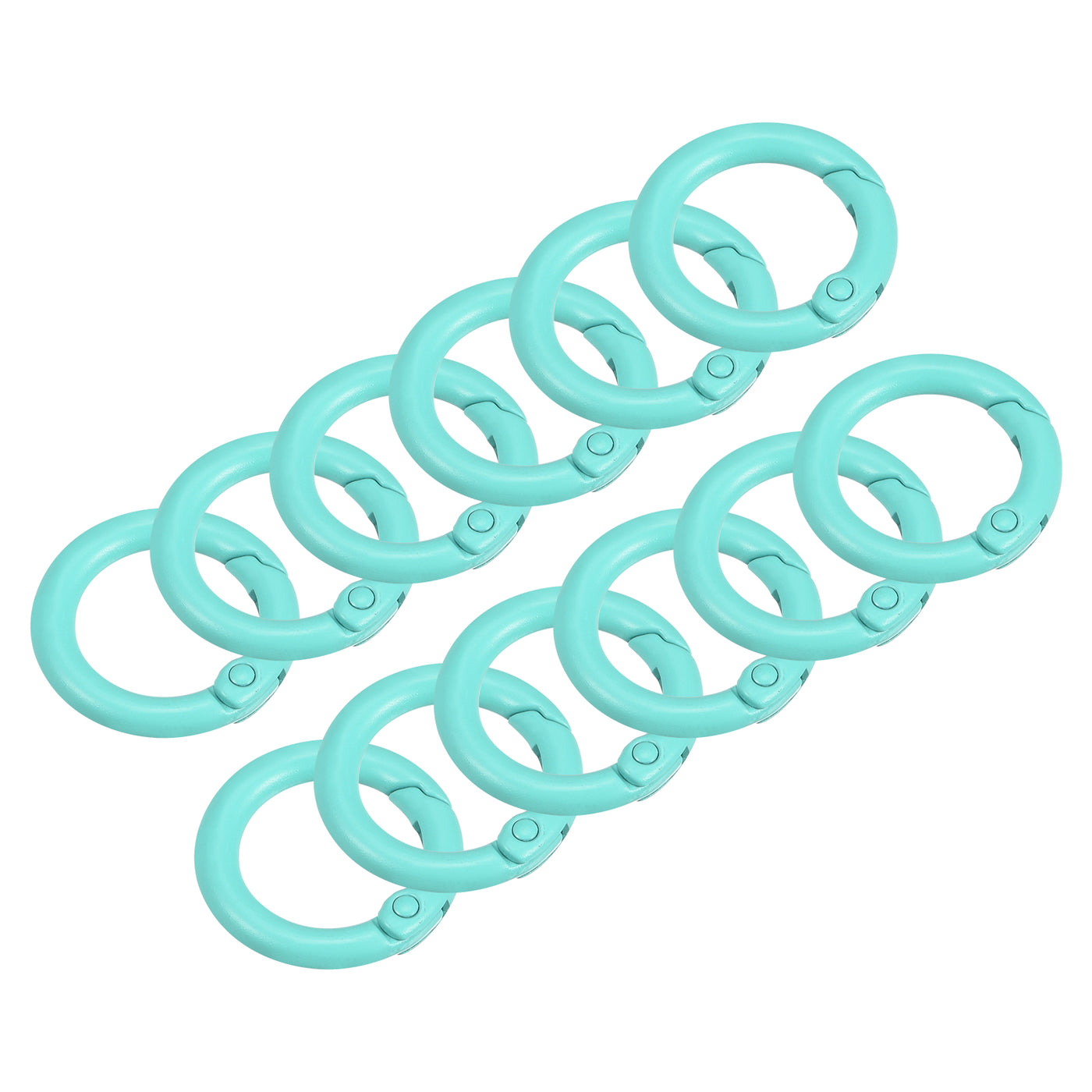 uxcell Uxcell Round Spring O Rings, Trigger Buckle Snap for Bags, Purses, Keyrings