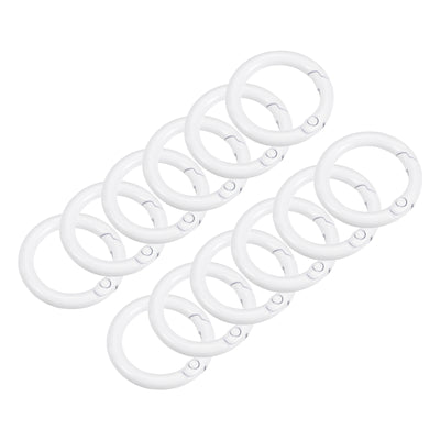 Harfington Uxcell Round Spring O Rings, Trigger Buckle Snap for Bags, Purses, Keyrings