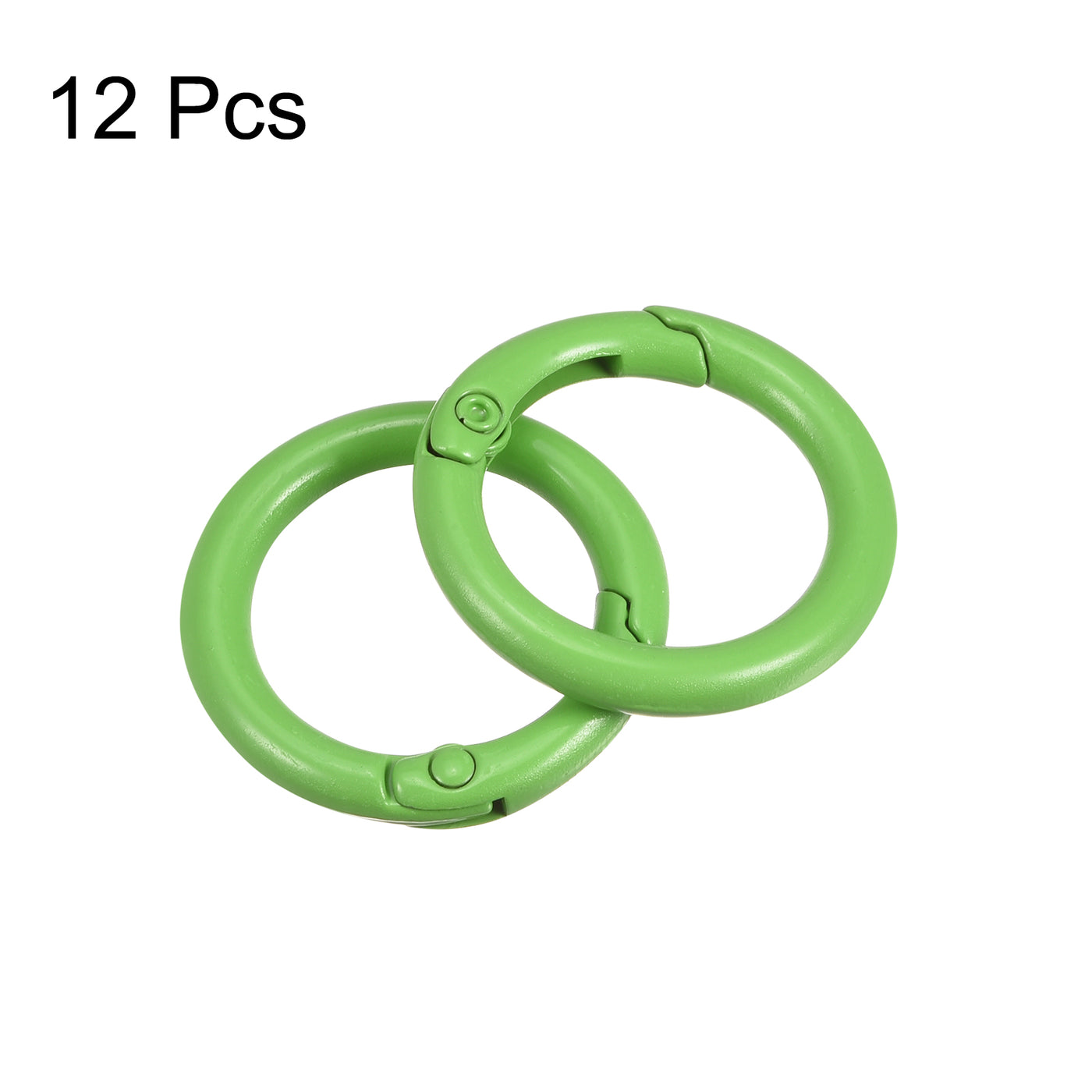 uxcell Uxcell Round Spring O Rings, Trigger Buckle Snap for Bags, Purses, Keyrings