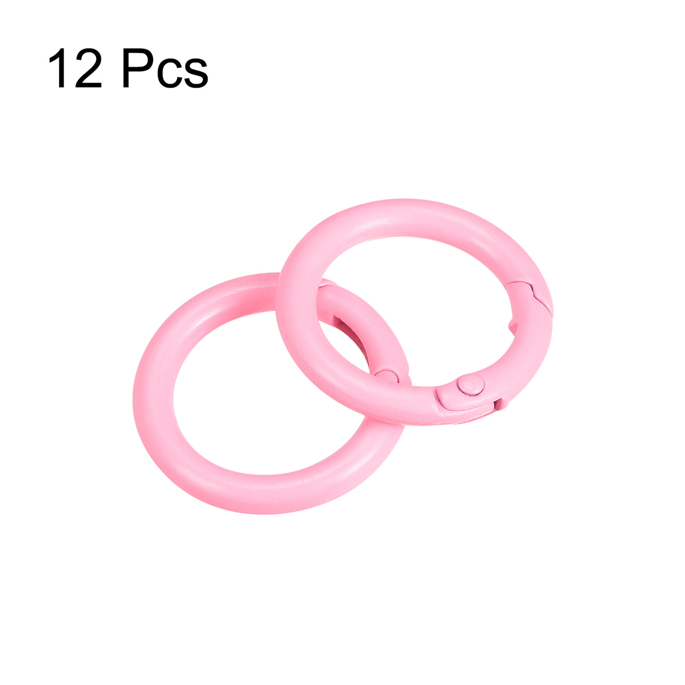 uxcell Uxcell Round Spring O Rings, Trigger Buckle Snap for Bags, Purses, Keyrings