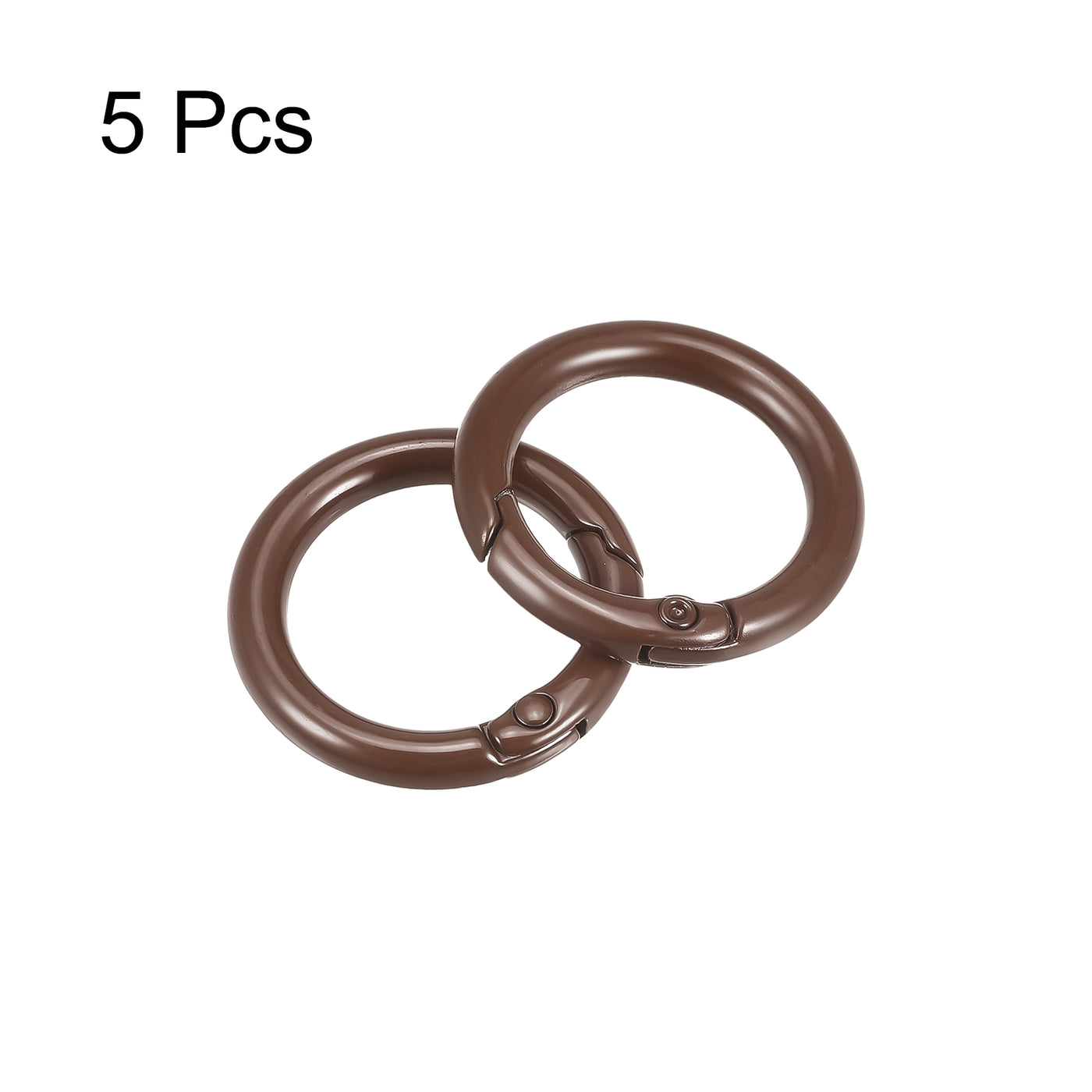 uxcell Uxcell Round Spring O Ring, Trigger Buckle Snap for Bags, Purses, Keyrings