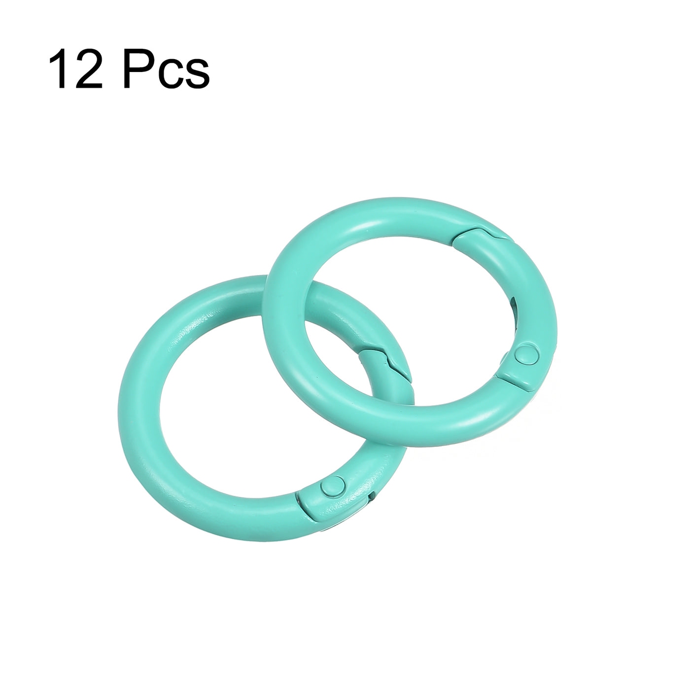 uxcell Uxcell Round Spring O Rings, Trigger Buckle Snap for Bags, Purses, Keyrings