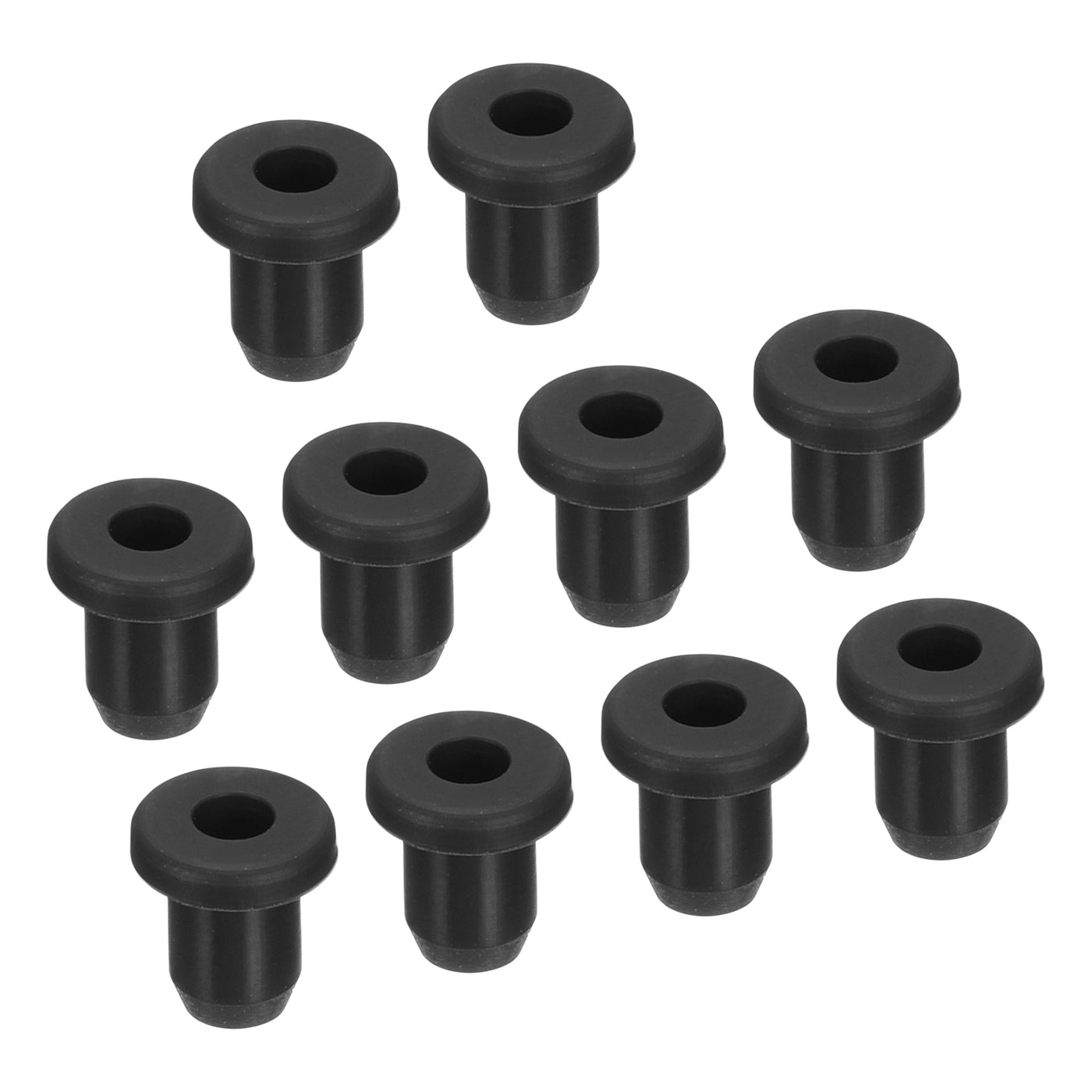 Harfington Rubber Grommet Mount Dia Round T Type for Cords Protection