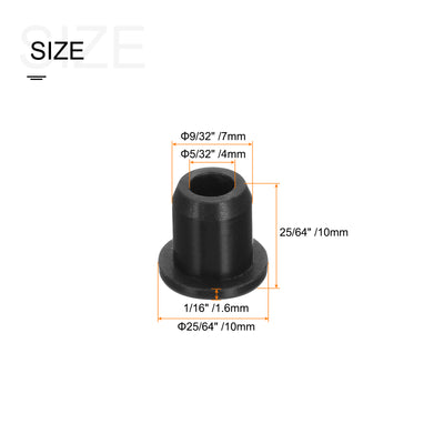 Harfington Rubber Grommet Mount Dia Round T Type for Wire Protection Electrical Parts