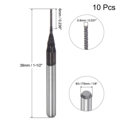 Harfington Diamond Film Coated Carbide End Mill Router Bit for Plastic Wood