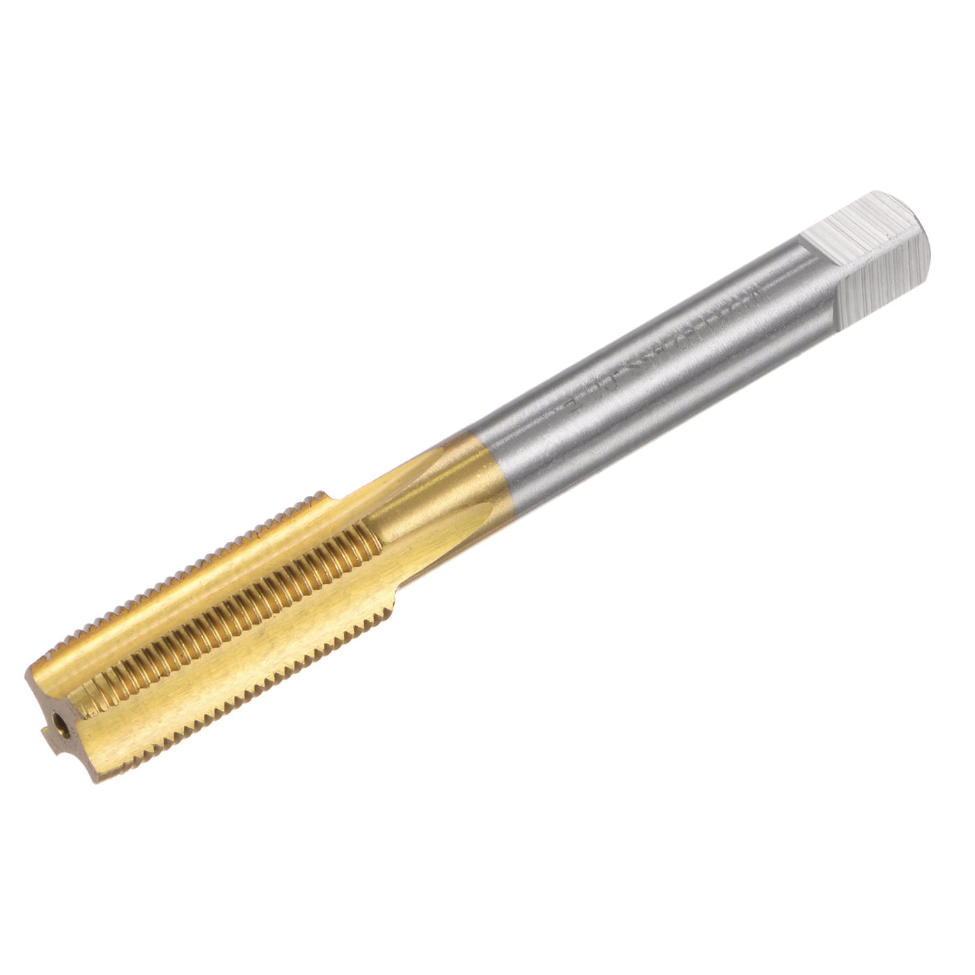 uxcell Uxcell M12 x 1 Left Hand Titanium Coated High Speed Steel Machine Straight Flute Tap