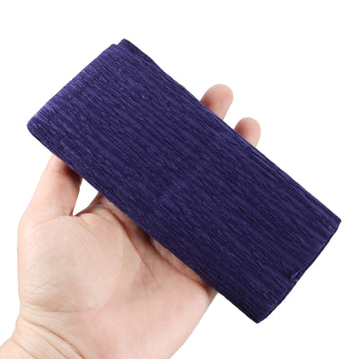 Harfington Crepe Paper Roll Crepe Paper Decoration 8.2ft Long 5.9 Inch Wide, Dark Blue