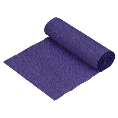 Harfington Crepe Paper Roll Crepe Paper Decoration 8.2ft Long 5.9 Inch Wide, Dark Blue