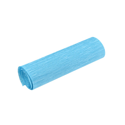 Harfington Crepe Paper Roll Crepe Paper Decoration 8.2ft Long 5.9 Inch Wide, Blue