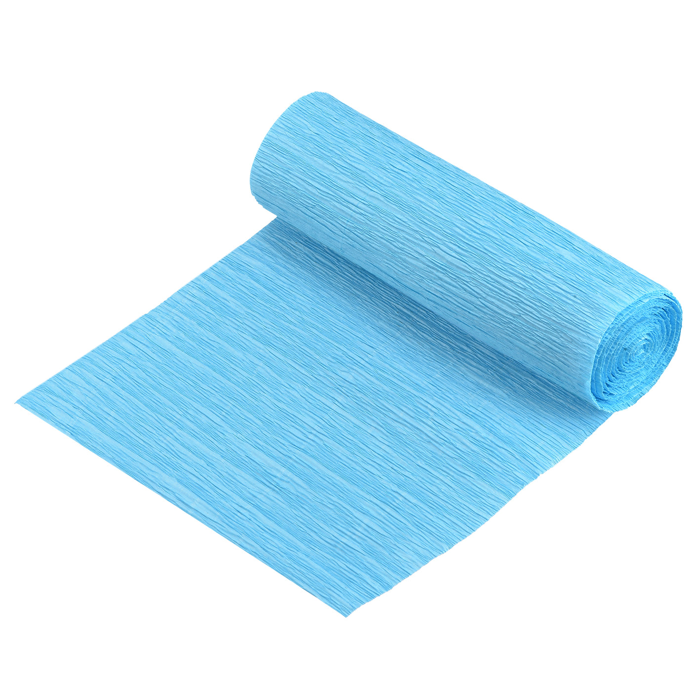 Harfington Crepe Paper Roll Crepe Paper Decoration 8.2ft Long 5.9 Inch Wide, Blue