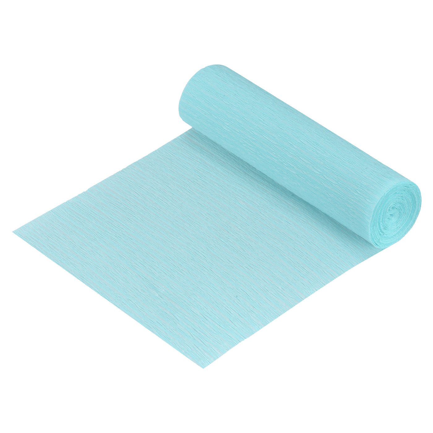 Harfington Crepe Paper Roll Decoration 8.2ft Long 5.9 Inch Wide, Light Blue Pack of 3