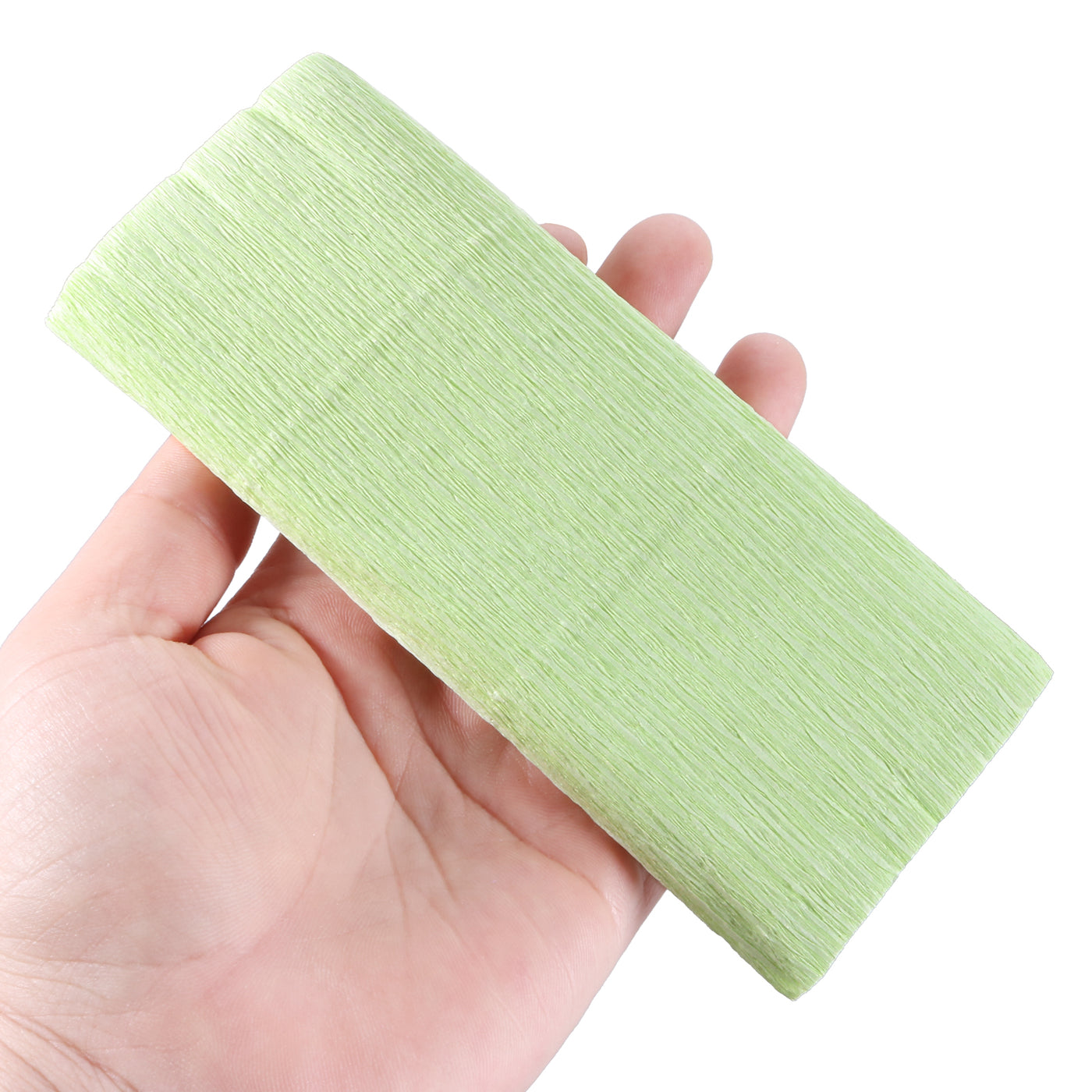 Harfington Crepe Paper Roll Crepe Paper Decoration 8.2ft Long 5.9 Inch Wide, Light Green