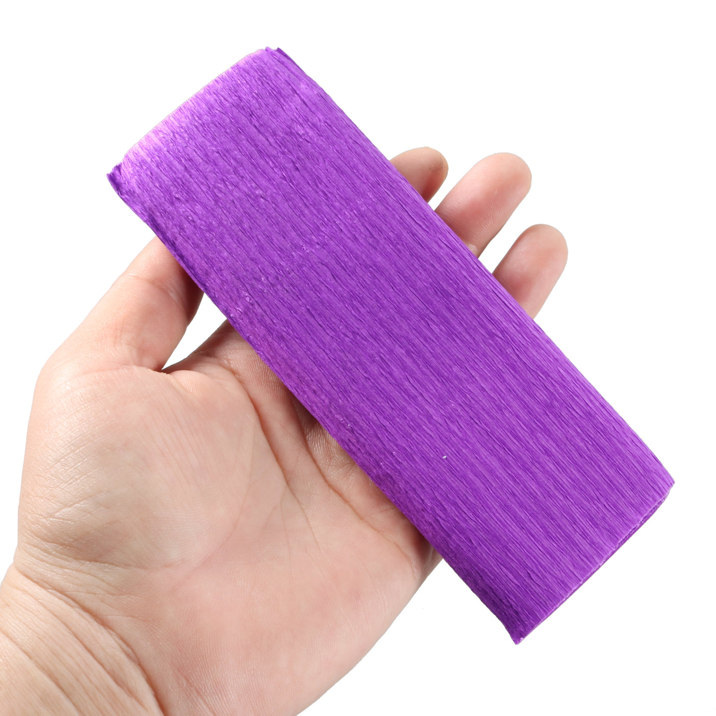 Harfington Crepe Paper Roll Decoration 8.2ft Long 5.9 Inch Wide, Violet Pack of 5