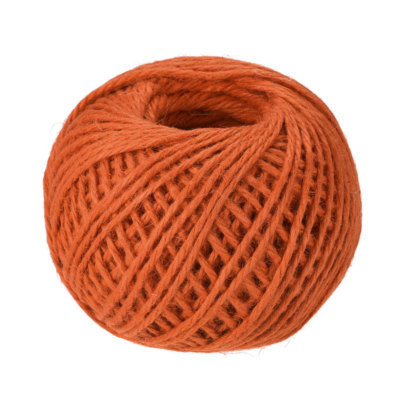 Harfington 328Ft 2.5mm Schnur Jute für Kunst Geschenkpackung Garten Hochzeit Dekor Orange