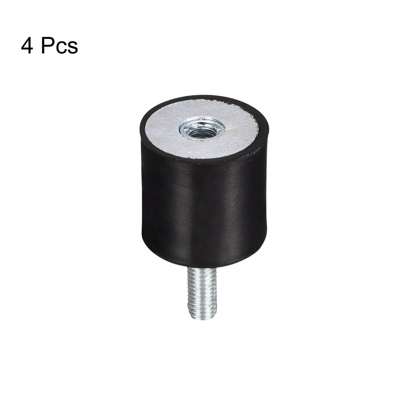 uxcell Uxcell 4 Stück Gummihalterungen M5 Stecker/Buchse Vibrationsisolator Stoßdämpfer D20mmxH20mm