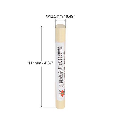 Harfington Uxcell Wood Wax Filler Stick, Furniture Crayons Touch Up Repair Pens, Cream