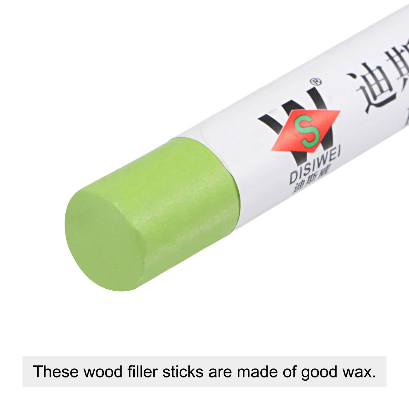 uxcell Uxcell Wood Wax Filler Stick, Furniture Crayons Touch Up Repair Pens, Green, 2Pcs