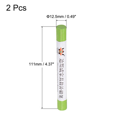 Harfington Uxcell Wood Wax Filler Stick, Furniture Crayons Touch Up Repair Pens, Turquoise, 2Pcs