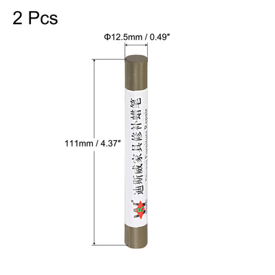 Harfington Uxcell Wood Wax Filler Stick, Furniture Crayons Touch Up Repair Pens, Drab, 2Pcs