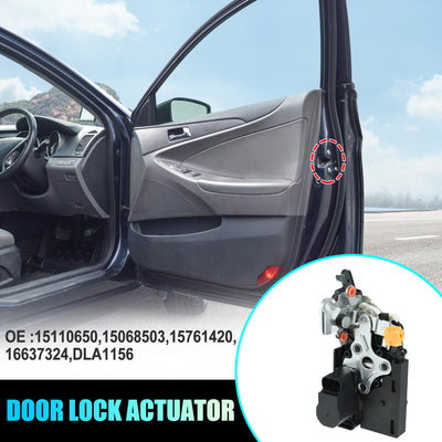 Harfington 15110650 Rear Right Side Door Lock Latch Actuator W/o Keyless Entry for Cadillac Escalade for Chevy Silverado for GMC Sierra 15761420