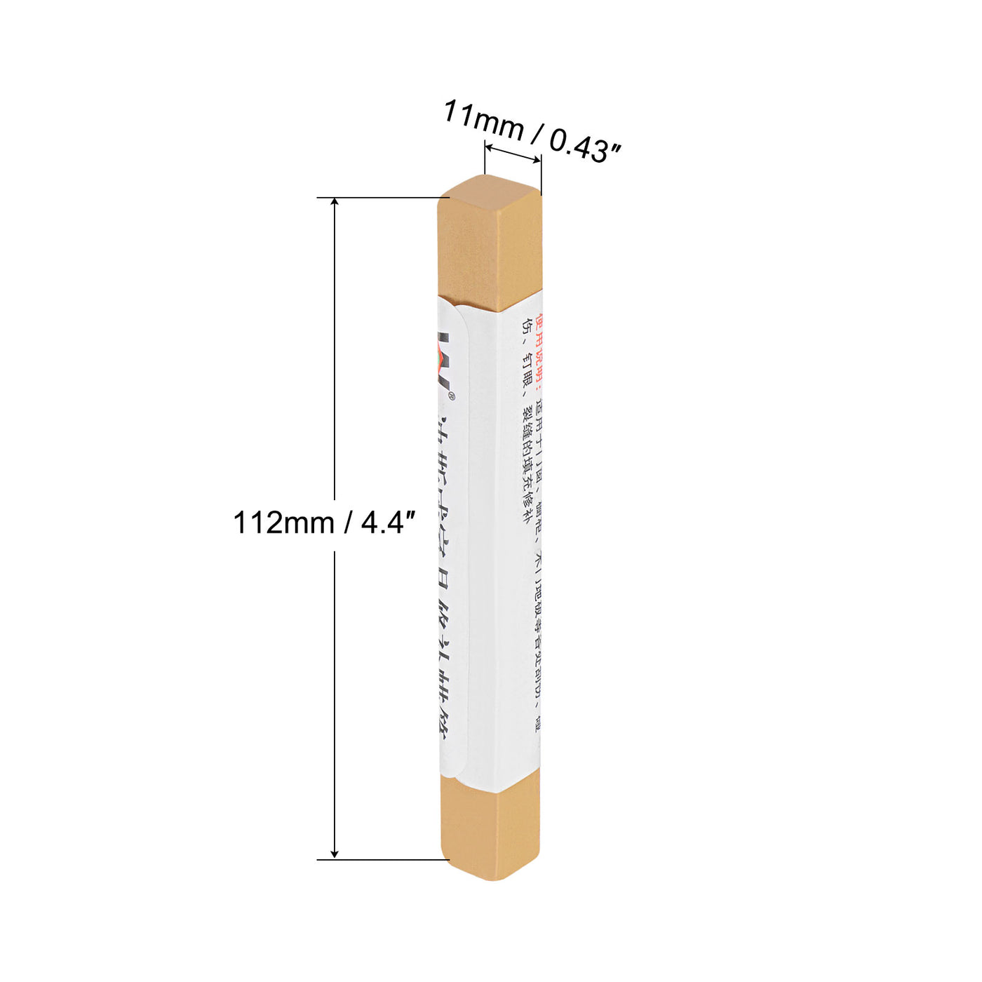 uxcell Uxcell Furniture Repair Wax Filler Stick, Wood Scratch Filler Crayons,  Orange