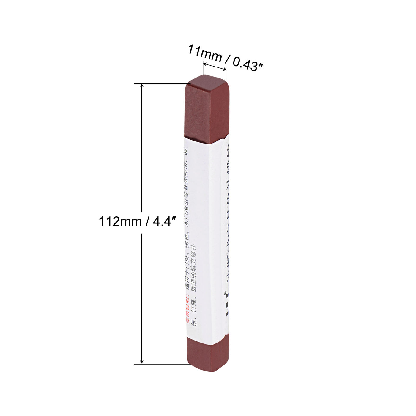 uxcell Uxcell Furniture Repair Wax Filler Stick, Wood Scratch Filler Crayons,  Red