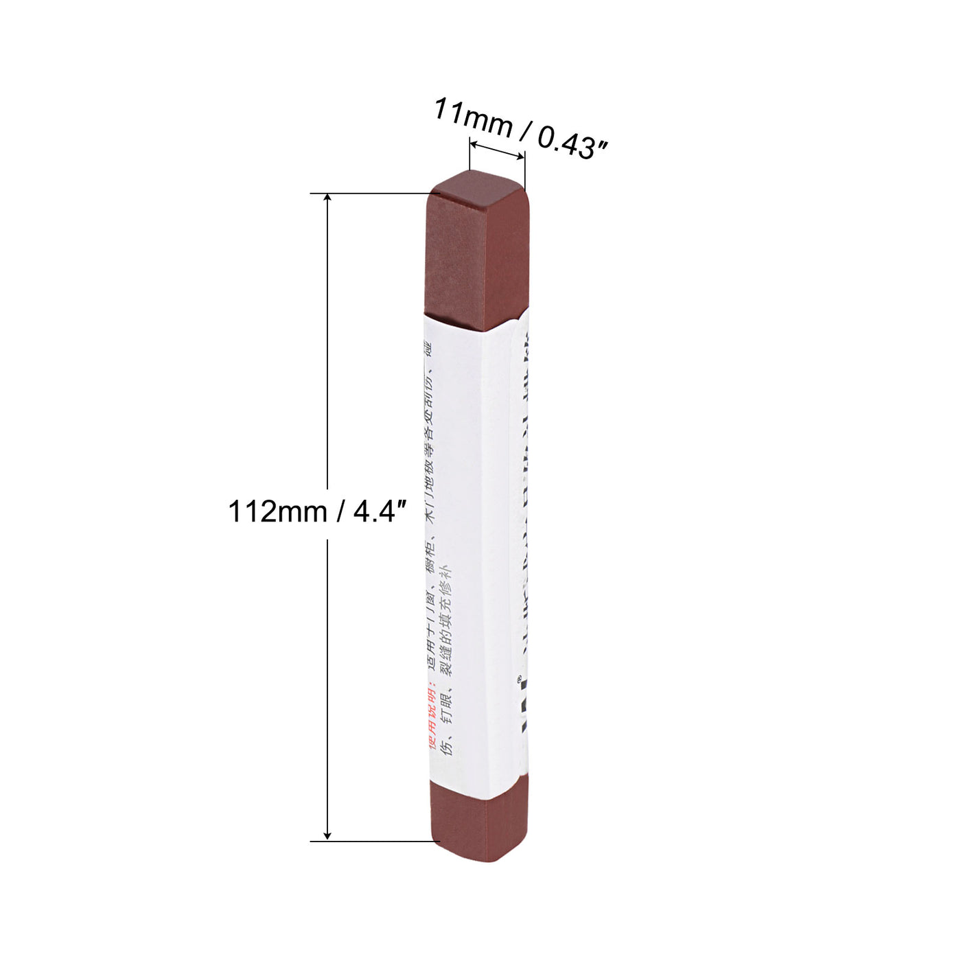 uxcell Uxcell Furniture Repair Wax Filler Stick, Wood Scratch Filler Crayons, Jam Red