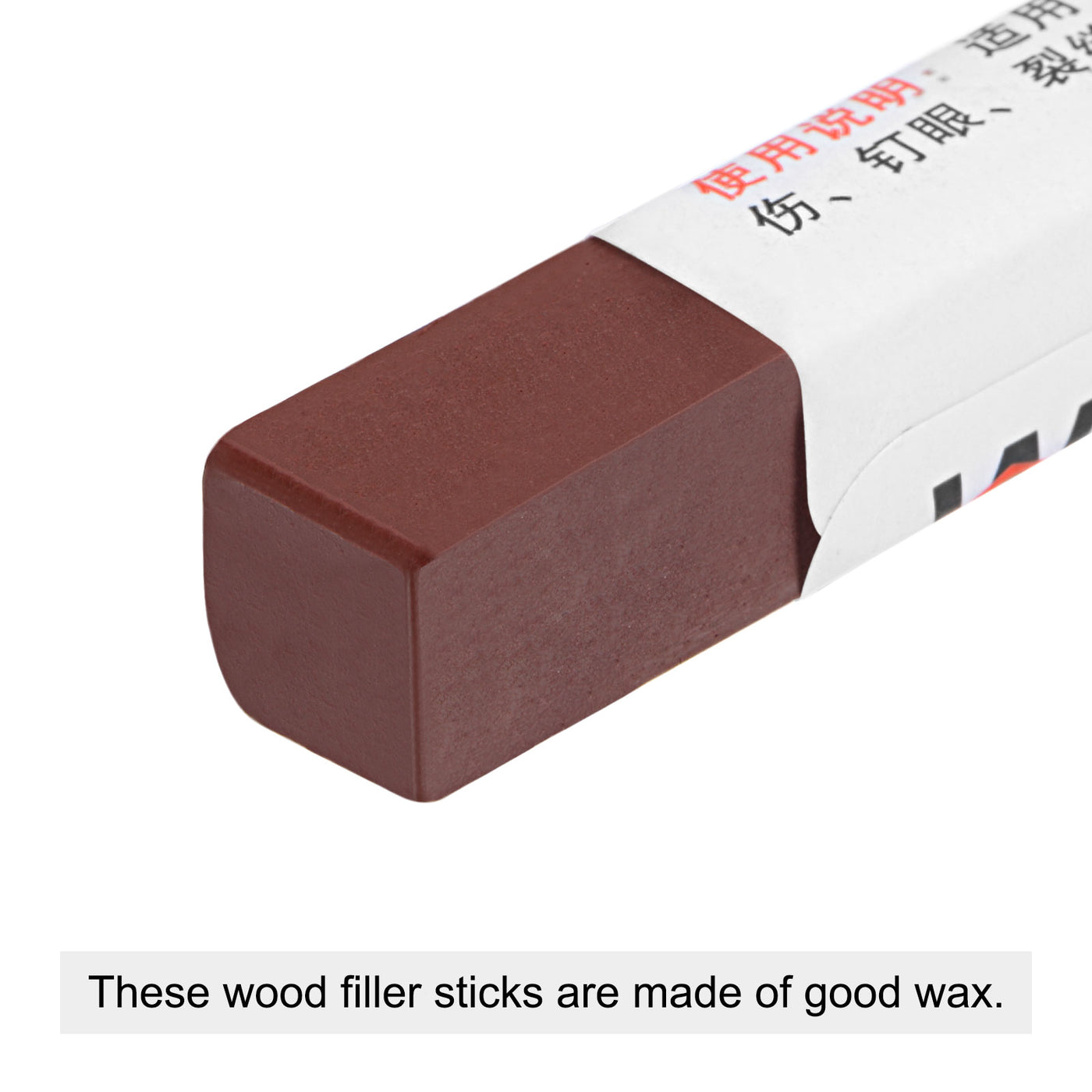 uxcell Uxcell Furniture Repair Wax Filler Stick, Wood Scratch Filler Crayons, Jam Red