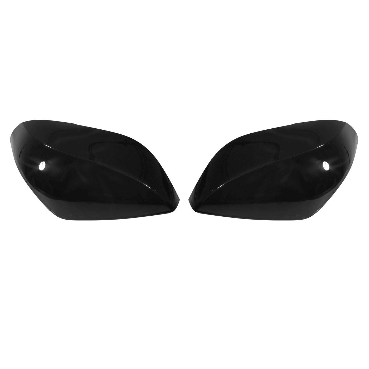 X AUTOHAUX Pair Car Exterior Rear View Mirror Covers Cap Replacement for Infiniti Q50 Q60 Q70 QX30 2014-2021 Gloss Black