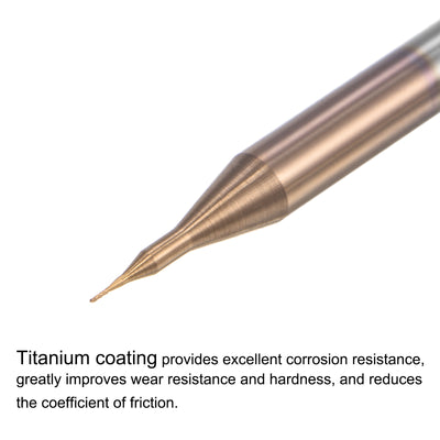 Harfington Titanium Coated Carbide End Mill Router Bits