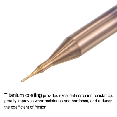 Harfington Titanium Coated Carbide End Mill Router Bits