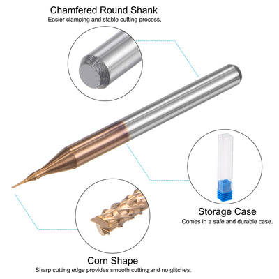 Harfington Titanium Coated Carbide End Mill Router Bits